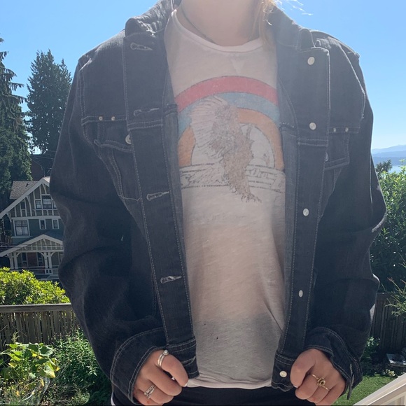 Black Denim Jacket - Picture 2 of 2